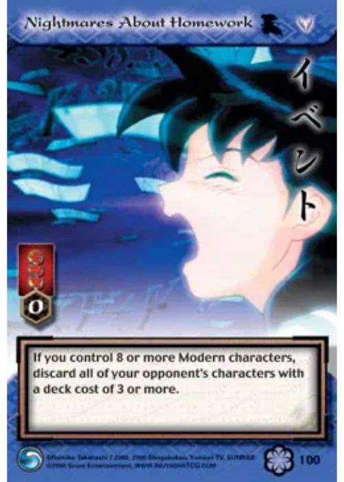 InuYasha TCG | Nightmares About Homework - Saisei #100 | The Nerd Merchant