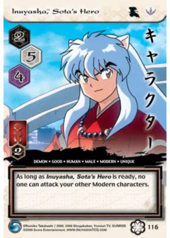 InuYasha TCG | Inuyasha Sota's Hero (Foil)  - Saisei #116 | The Nerd Merchant