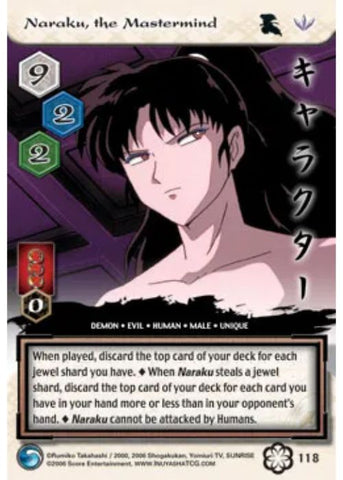 InuYasha TCG | Naraku The Mastermind (Foil)  - Saisei #118 | The Nerd Merchant