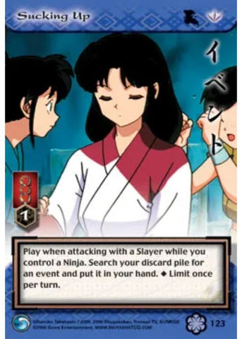 InuYasha TCG | Sucking Up (Foil)  - Saisei #123 | The Nerd Merchant