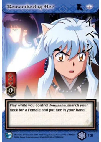 InuYasha TCG | Remembering Her (Foil)  - Saisei #131 | The Nerd Merchant