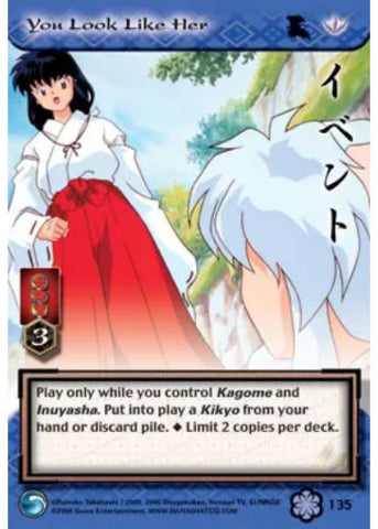 InuYasha TCG | You Look Like Her (Foil)  - Saisei #135 | The Nerd Merchant