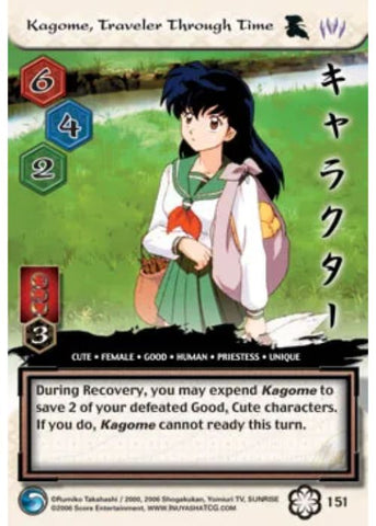 InuYasha TCG | Kagome Traveler Through Time (Foil)  - Saisei #151 | The Nerd Merchant