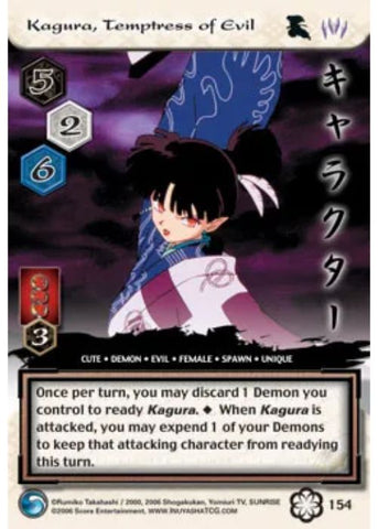 InuYasha TCG | Kagura Temptress of Evil (Foil)  - Saisei #154 | The Nerd Merchant