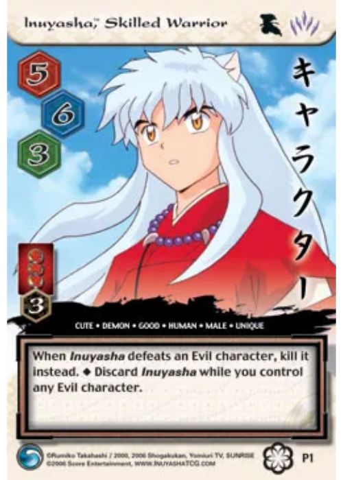 InuYasha TCG | Inuyasha Skilled Warrior (Foil)  - Saisei #P1 | The Nerd Merchant