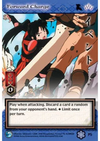 InuYasha TCG | Forward Charge (Foil)  - Saisei #P5 | The Nerd Merchant