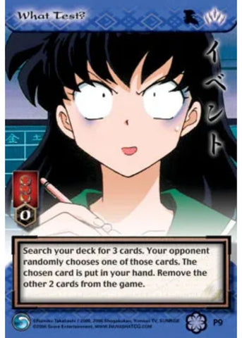 InuYasha TCG | What Test? (Foil)  - Saisei #P9 | The Nerd Merchant