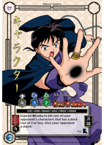 InuYasha TCG | Miroku (Foil) - Saisei #TC3 | The Nerd Merchant