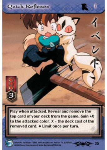 InuYasha TCG | Quick Reflexes - Shimei #35 | The Nerd Merchant