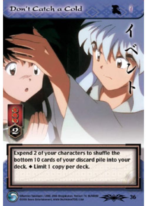InuYasha TCG | Don't Catch a Cold - Shimei #36 | The Nerd Merchant
