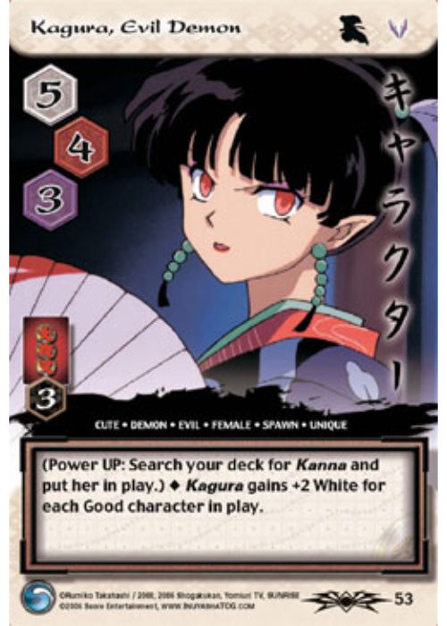 InuYasha TCG | Kagura, Evil Demon - Shimei #53 | The Nerd Merchant