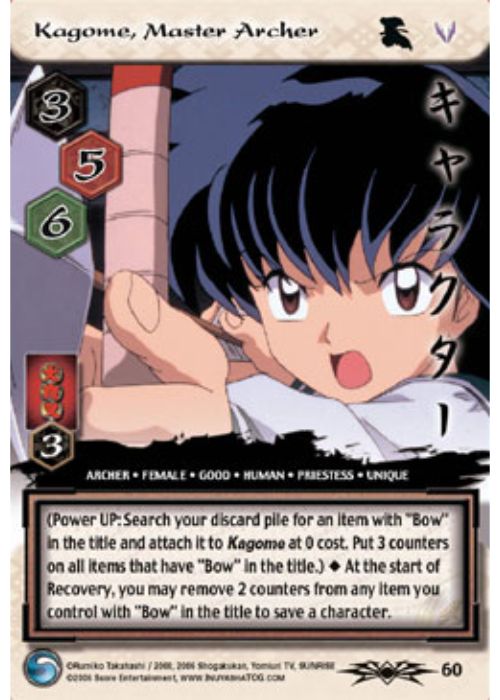 InuYasha TCG | Kagome, Master Archer - Shimei #60 | The Nerd Merchant