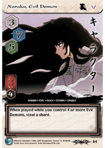 InuYasha TCG | Naraku, Evil Demon - Shimei #64 | The Nerd Merchant