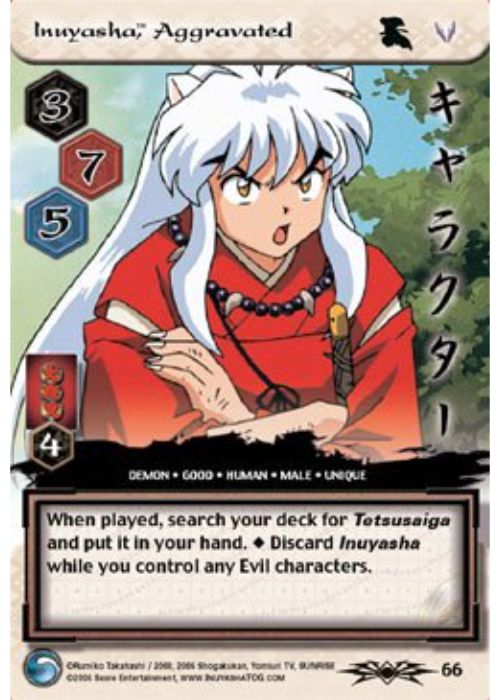 InuYasha TCG | Inuyasha, Aggravated - Shimei #66 | The Nerd Merchant