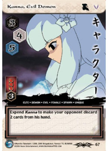 InuYasha TCG | Kanna, Evil Demon - Shimei #67 | The Nerd Merchant