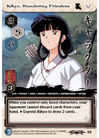 InuYasha TCG | Kikyo, Wandering Priestess - Shimei #68 | The Nerd Merchant