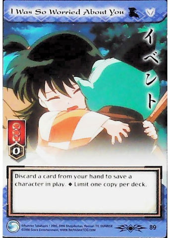 InuYasha TCG | I Was So Worried About You - Shimei #89 | The Nerd Merchant