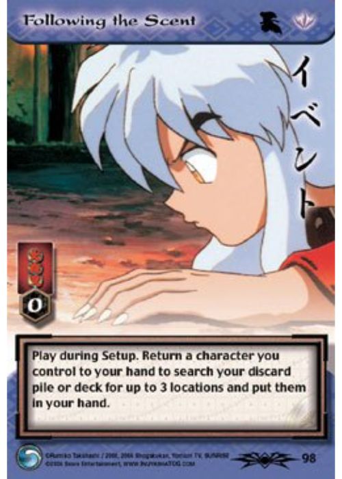 InuYasha TCG | Following the Scent (Foil) - Shimei #98 | The Nerd Merchant