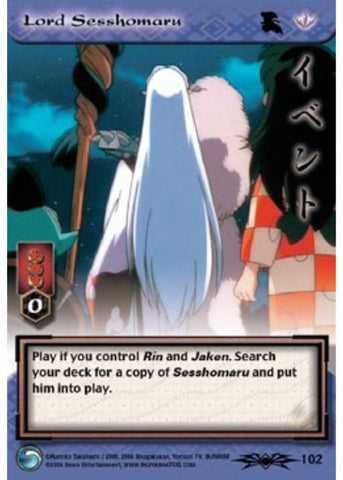 InuYasha TCG | Lord Sesshomaru (Foil) - Shimei #102 | The Nerd Merchant