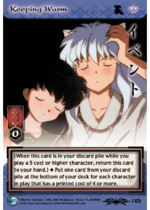 InuYasha TCG | Keeping Warm (Foil) - Shimei #105 | The Nerd Merchant