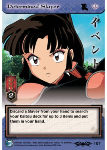 InuYasha TCG | Determined Slayer (Foil) - Shimei #107 | The Nerd Merchant