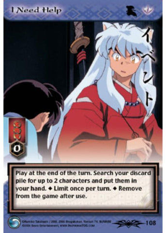 InuYasha TCG | I Need Help (Foil) - Shimei #108 | The Nerd Merchant