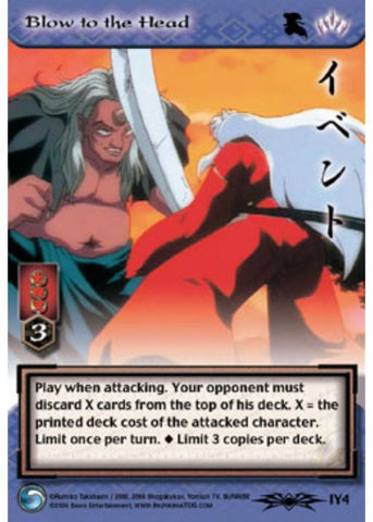 InuYasha TCG | Blow to the Head - Shimei IY4 | The Nerd Merchant