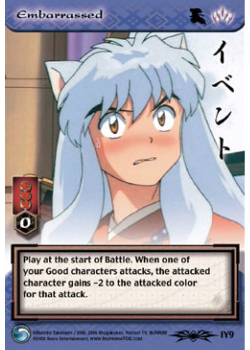 InuYasha TCG | Embarassed - Shimei IY9 | The Nerd Merchant