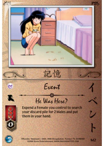 InuYasha TCG | He Was Here? (Foil) - Shimei #M2 | The Nerd Merchant