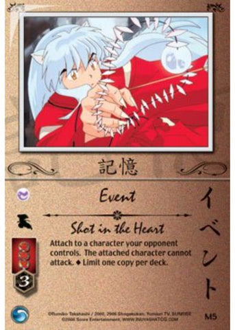 InuYasha TCG | Shot in the Heart (Foil) - Shimei #M5 | The Nerd Merchant