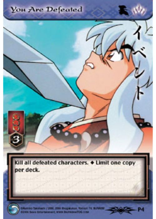 InuYasha TCG | You Are Defeated - Shimei P4 | The Nerd Merchant