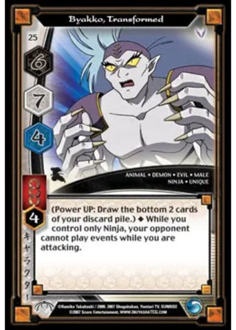 InuYasha TCG | Byakko Transformed (Foil)  - Tensei #25 | The Nerd Merchant