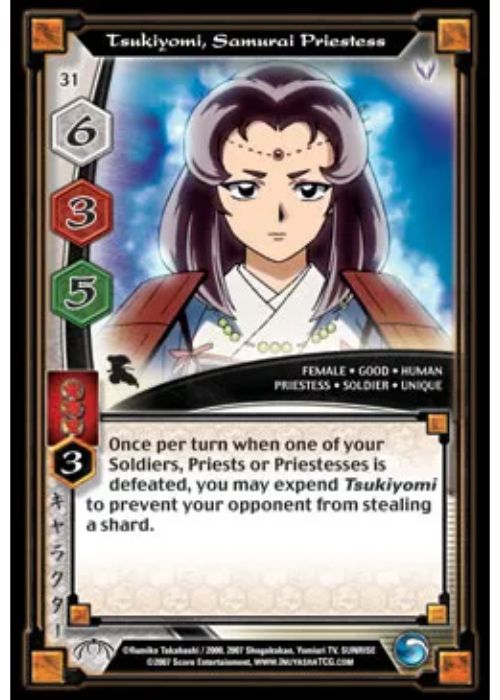 InuYasha TCG | Tsukiyomi Samurai Priestess (Foil)  - Tensei #31 | The Nerd Merchant
