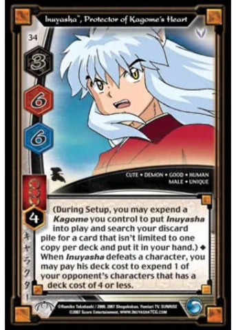 InuYasha TCG | Inuyasha Protector of Kagome's Heart (Foil)  - Tensei #34 | The Nerd Merchant