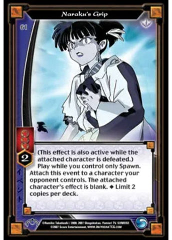 InuYasha TCG | Naraku's Grip (Foil)  - Tensei #61 | The Nerd Merchant