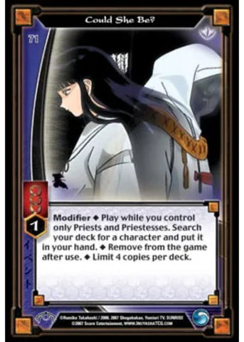 InuYasha TCG | Could She Be? (Foil)  - Tensei #71 | The Nerd Merchant