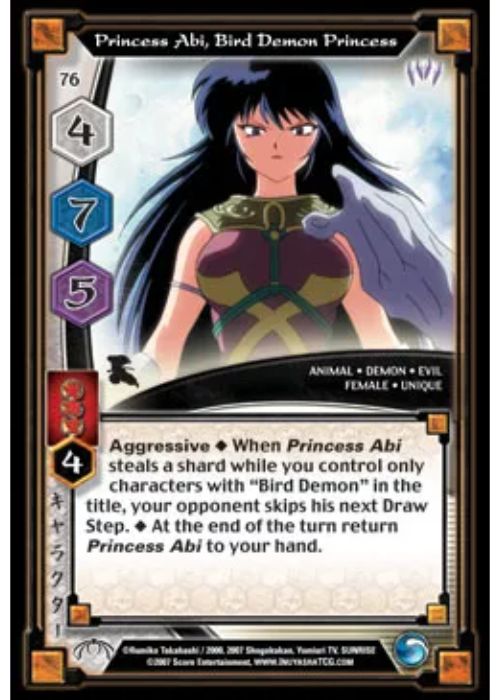InuYasha TCG | Princess Abi Bird Demon Princess (Foil)  - Tensei #76 | The Nerd Merchant