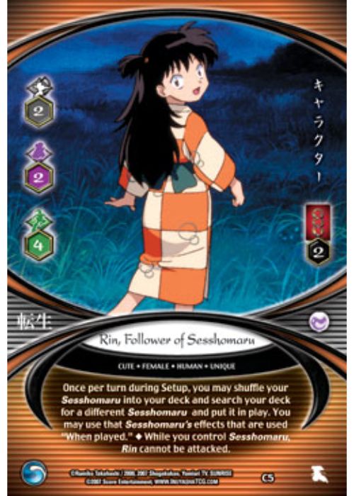 InuYasha TCG | Rin, Follower of Sesshomaru (Foil) - Tensei #C5 | The Nerd Merchant