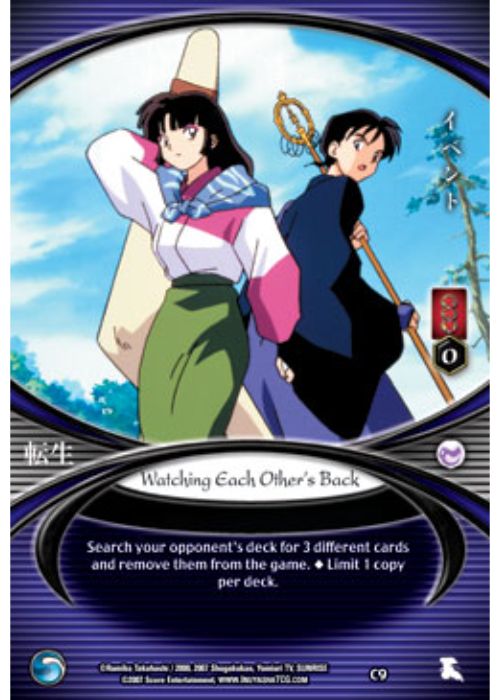 InuYasha TCG | Watching Each Other's Back (Foil) - Tensei #C9 | The Nerd Merchant