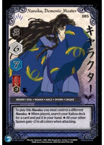 InuYasha TCG | Naraku Demonic Master (Foil)  - Tensei #DB5 | The Nerd Merchant