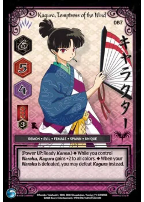 InuYasha TCG | Kagura Temptress of the Wind (Foil)  - Tensei #DB7 | The Nerd Merchant