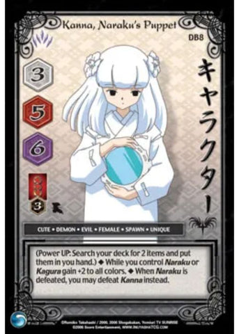 InuYasha TCG | Kanna Naraku's Puppet (Foil)  - Tensei #DB8 | The Nerd Merchant