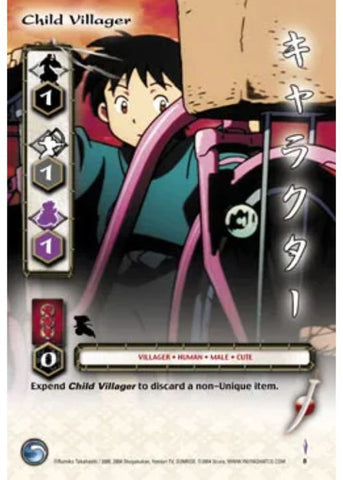 InuYasha TCG | Child Villager - Tetsusaiga #8 | The Nerd Merchant