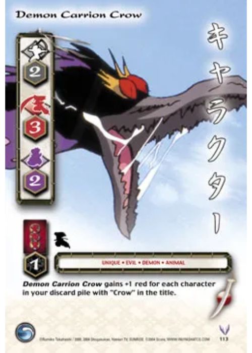InuYasha TCG | Demon Carrion Crow - Tetsusaiga #113 | The Nerd Merchant