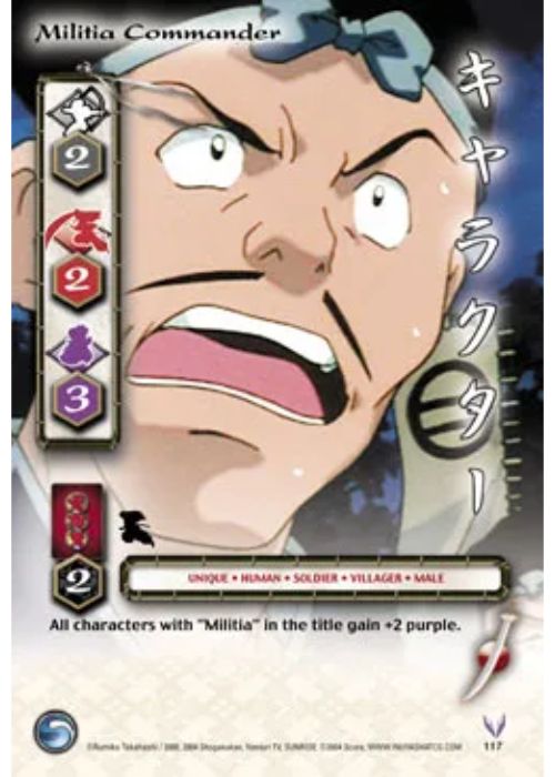 InuYasha TCG | Militia Commander - Tetsusaiga #117 | The Nerd Merchant