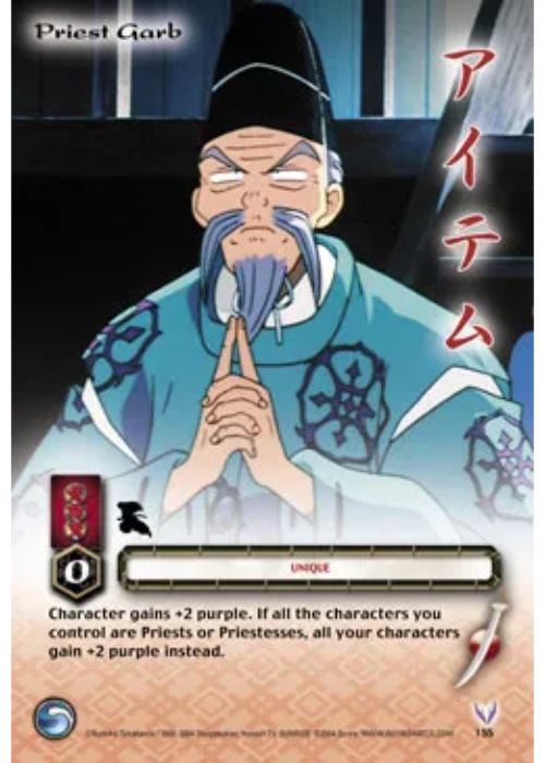 InuYasha TCG | Priest Garb - Tetsusaiga #155 | The Nerd Merchant