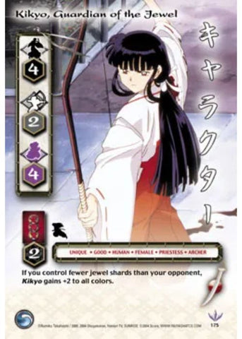 InuYasha TCG | Kikyo Guardian of the Jewel (Foil)  - Tetsusaiga #175 | The Nerd Merchant