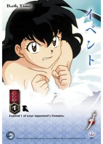 InuYasha TCG | Bath Time (Foil)  - Tetsusaiga #203 | The Nerd Merchant