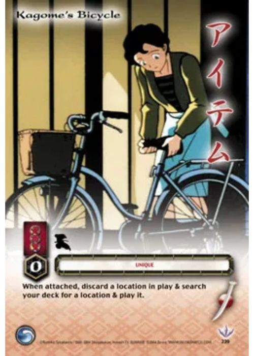 InuYasha TCG | Kagome's Bicycle (Foil)  - Tetsusaiga #239 | The Nerd Merchant