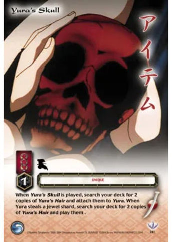 InuYasha TCG | Yura's Skull (Foil)  - Tetsusaiga #241 | The Nerd Merchant